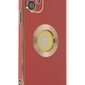 iPhone 12 Kılıf Store Silikon - Kırmızı-(5796)