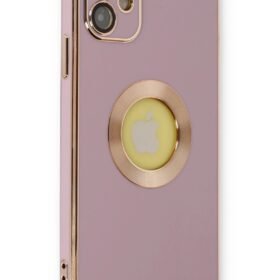 iPhone 12 Kılıf Store Silikon - Mor-(5796)