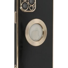 iPhone 12 Pro Kılıf Store Silikon - Siyah-(5796)