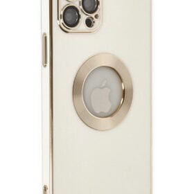 iPhone 12 Pro Kılıf Store Silikon - Beyaz-(5796)