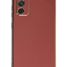 Samsung Galaxy S20 FE Kılıf Volet Silikon - Kırmızı-(5796)