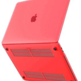 Macbook Pro 13 2020 Macbook Buzlu Kapak - Kırmızı-(5796)