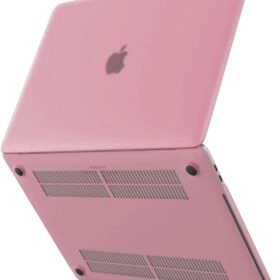 Macbook Pro 13 2021 Macbook Buzlu Kapak - Pembe-(5796)