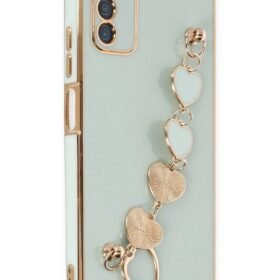 Samsung Galaxy A03S Kılıf Esila Silikon - Su Yeşili-(5796)