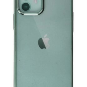 iPhone 12 Kılıf Element Silikon - Yeşil-(5796)