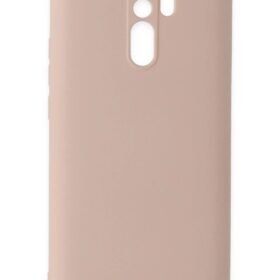 Xiaomi Redmi 9 Kılıf Nano içi Kadife Silikon - Pudra-(5796)