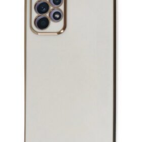 Samsung Galaxy A52 Kılıf Volet Silikon - Beyaz-(5796)