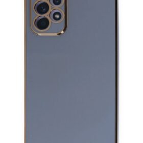 Samsung Galaxy A52 Kılıf Volet Silikon - Mavi-(5796)