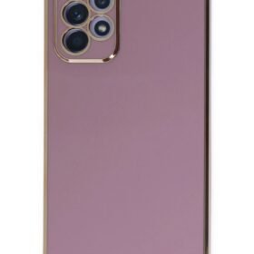 Samsung Galaxy A52 Kılıf Volet Silikon - Mor-(5796)
