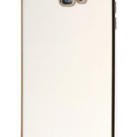Samsung Galaxy J7 Prime Kılıf Volet Silikon - Beyaz-(5796)