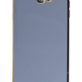 Samsung Galaxy J7 Prime Kılıf Volet Silikon - Mavi-(5796)