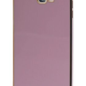 Samsung Galaxy J7 Prime Kılıf Volet Silikon - Mor-(5796)