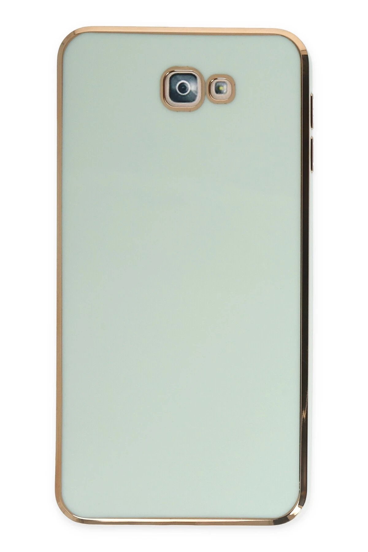 Samsung Galaxy J7 Prime Kılıf Volet Silikon - Açık Yeşil-(5796)