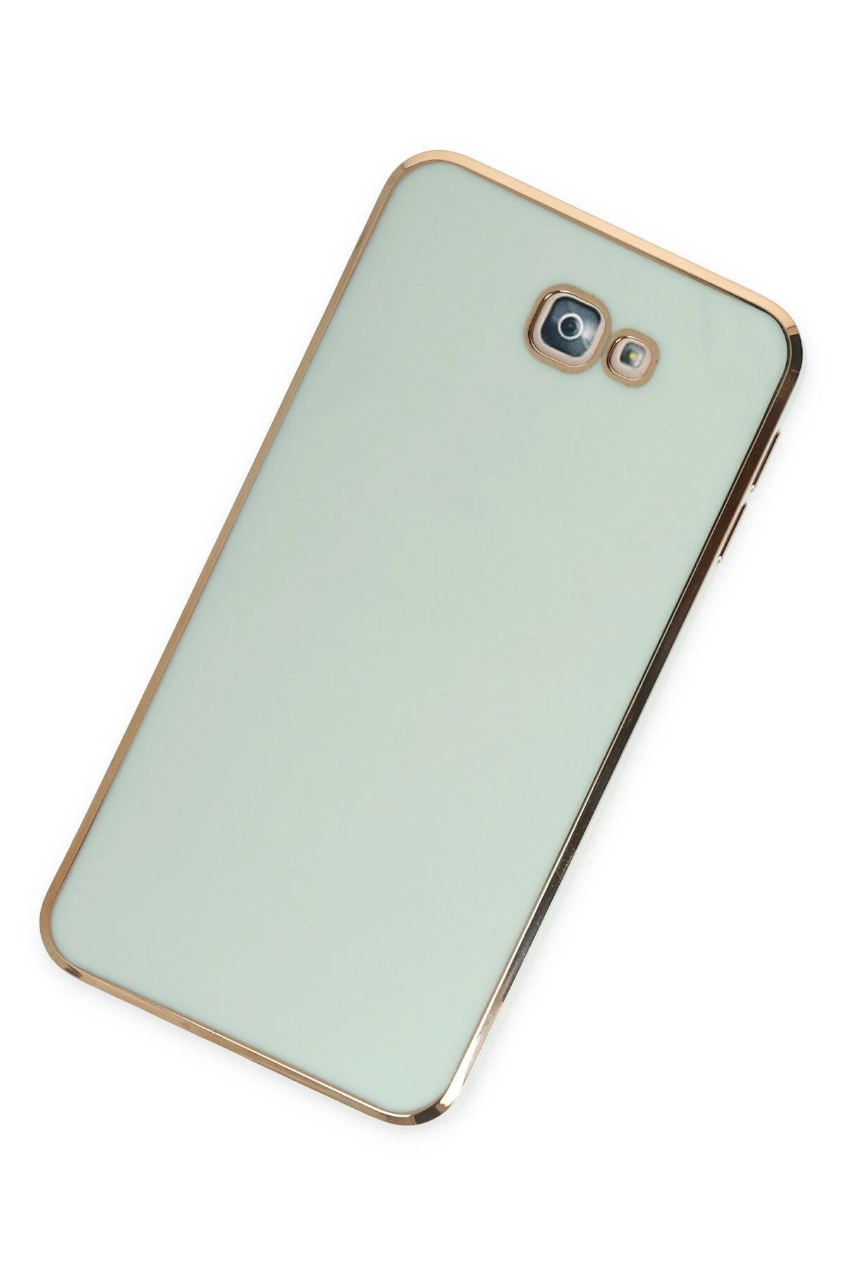 Samsung Galaxy J7 Prime Kılıf Volet Silikon - Açık Yeşil-(5796) - Görsel 3