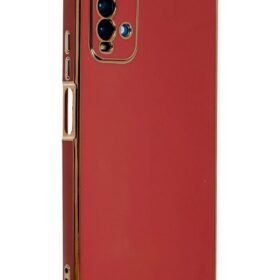 Xiaomi Redmi 9T Kılıf Volet Silikon - Kırmızı-(5796)