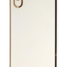 Xiaomi Redmi 9A Kılıf Volet Silikon - Beyaz-(5796)