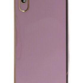 Xiaomi Redmi 9A Kılıf Volet Silikon - Mor-(5796)
