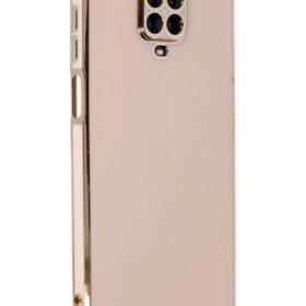 Xiaomi Redmi Note 9 Pro Kılıf Volet Silikon - Pembe-(5796)