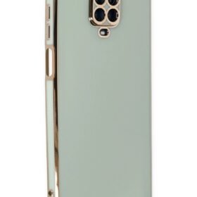 Xiaomi Redmi Note 9 Pro Kılıf Volet Silikon - Açık Yeşil-(5796)