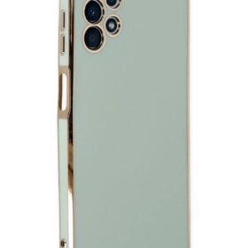 Samsung Galaxy A13 4G Kılıf Volet Silikon - Açık Yeşil-(5796)