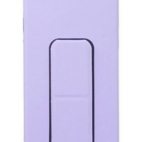 iPhone 6 Kılıf Mega Standlı Silikon - Lila-(5796)