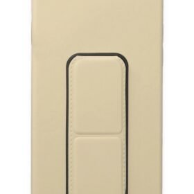 iPhone 6 Kılıf Mega Standlı Silikon - Gold-(5796)