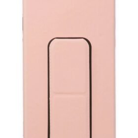 iPhone 6 Kılıf Mega Standlı Silikon - Pudra-(5796)