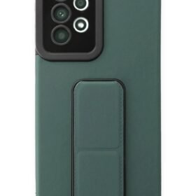 Samsung Galaxy A33 5G Kılıf Mega Standlı Silikon - Yeşil-(5796)