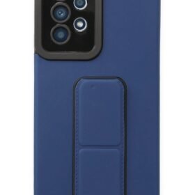 Samsung Galaxy A53 5G Kılıf Mega Standlı Silikon - Mavi-(5796)