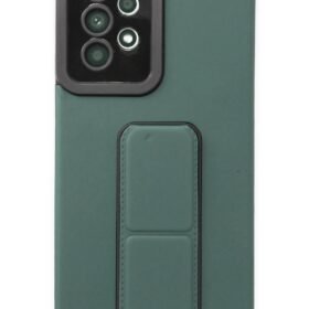 Samsung Galaxy A53 5G Kılıf Mega Standlı Silikon - Yeşil-(5796)