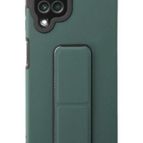 Samsung Galaxy A22 Kılıf Mega Standlı Silikon - Yeşil-(5796)