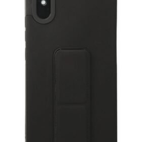Xiaomi Redmi 9A Kılıf Mega Standlı Silikon - Siyah-(5796)