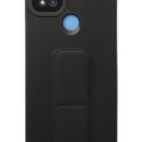 Xiaomi Redmi 9C Kılıf Mega Standlı Silikon - Siyah-(5796)