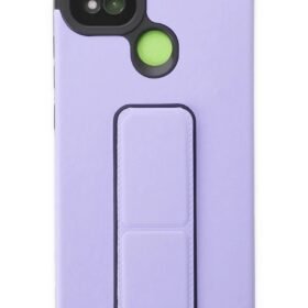 Xiaomi Redmi 9C Kılıf Mega Standlı Silikon - Lila-(5796)