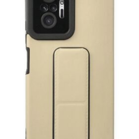 Xiaomi Redmi Note 10 Pro Kılıf Mega Standlı Silikon - Gold-(5796)