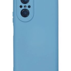Huawei Nova 9 SE Kılıf Nano içi Kadife Silikon - Mavi-(5796)