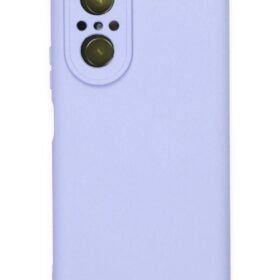 Huawei Nova 9 SE Kılıf Nano içi Kadife Silikon - Lila-(5796)