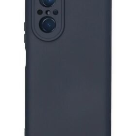 Huawei Nova 9 SE Kılıf Nano içi Kadife Silikon - Lacivert-(5796)