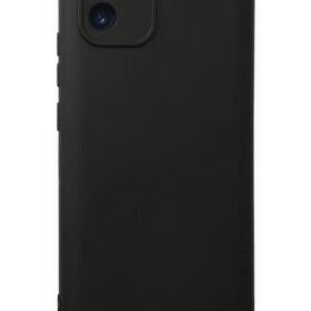 Samsung Galaxy A03 Kılıf Nano içi Kadife Silikon - Siyah-(5796)