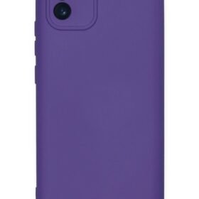 Samsung Galaxy A03 Kılıf Nano içi Kadife Silikon - Mor-(5796)
