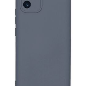 Samsung Galaxy A03 Kılıf Nano içi Kadife Silikon - Gri-(5796)