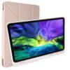 iPad 10.2 (8.nesil) Kılıf Kalemlikli Mars Tablet Kılıfı - Rose Gold-(5796)