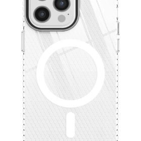 iPhone 12 Pro Max Kılıf Beta Magneticsafe Silikon - Şeffaf-(5796)