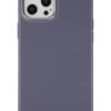 iPhone 12 Pro Max Kılıf Asya Deri Silikon - Mor-(5796)