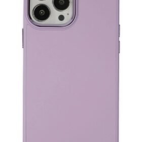 iPhone 13 Pro Max Kılıf Asya Deri Silikon - Lila-(5796)
