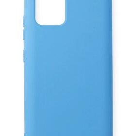 Samsung Galaxy A91 / S10 Lite Kılıf Nano içi Kadife Silikon - Mavi-(5796)