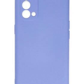 Oppo Reno 5 Kılıf Nano içi Kadife Silikon - Lila-(5796)