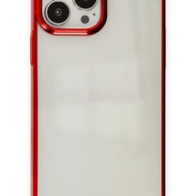 iPhone 14 Pro Max Kılıf Element Silikon - Kırmızı-(5796)
