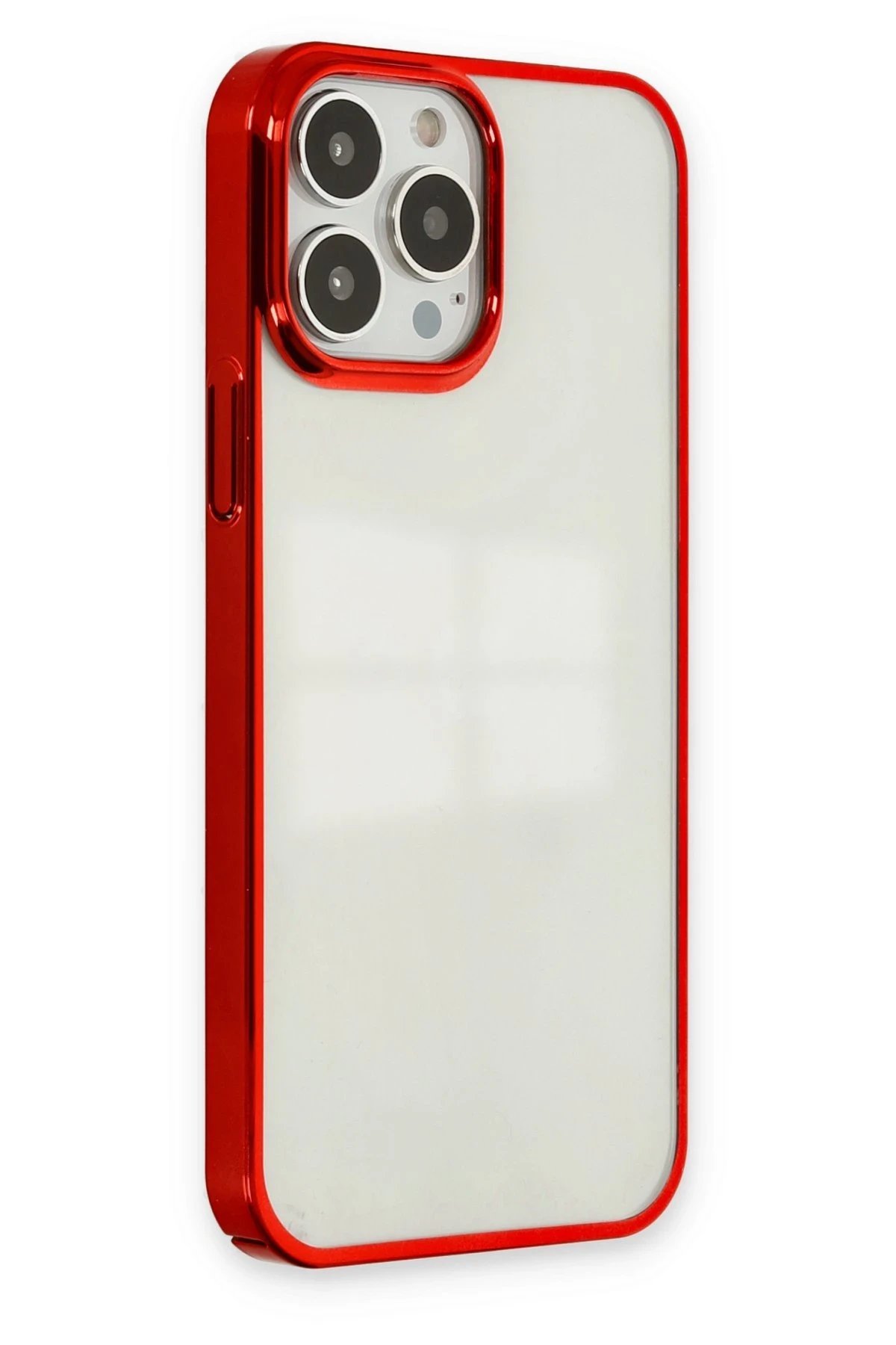 iPhone 14 Pro Max Kılıf Element Silikon - Kırmızı-(5796) - Görsel 2