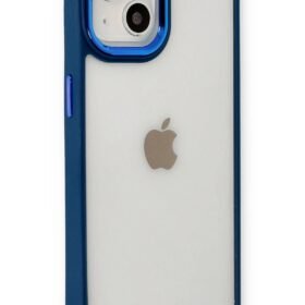 iPhone 14 Plus Kılıf Dora Kapak - Mavi-(5796)